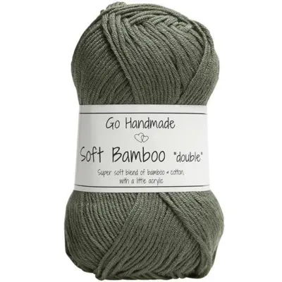 Go Handmade Soft Bamboo Double 17768 Verde da caccia