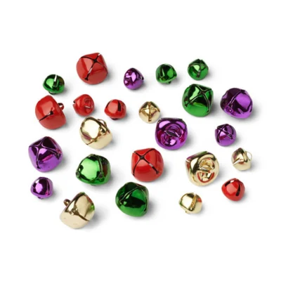 HobbyArts Campane, Mix di colori metallici, 24 pz.