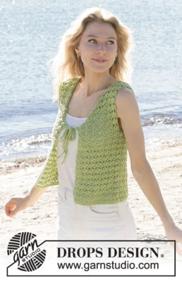 241-24 Boogie Nights Vest by DROPS Design