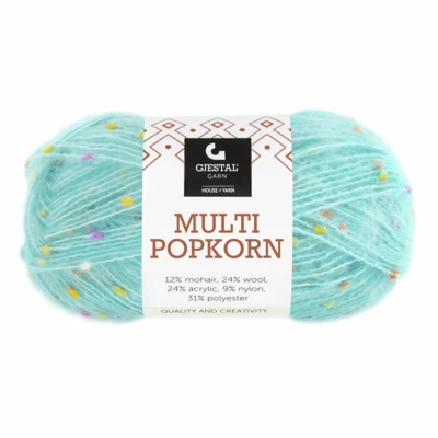 Gjestal Multi Popkorn 507 Turchese chiaro
