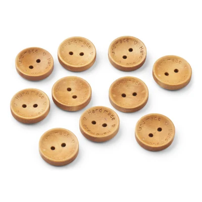LindeHobby Bottoni, Handmade with Love, 18 mm, 10 pz