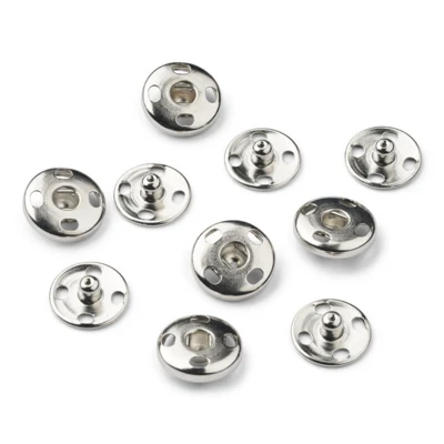LindeHobby Bottoni Automatici, Argento, 5 set 10 mm