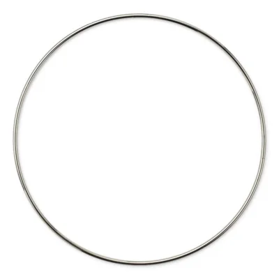 HobbyArts Anello in Metallo, Argento 15 cm