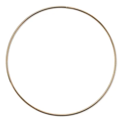 HobbyArts Anello in metallo, Oro 15 cm