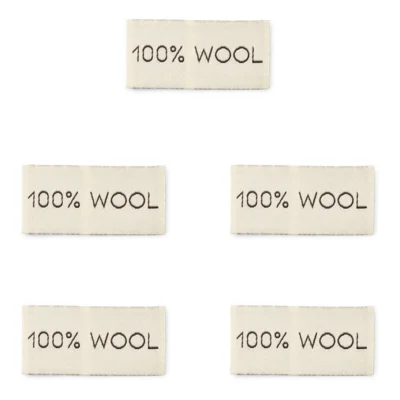 LindeHobby 100% Wool, Etichetta (4 cm x 2 cm), 5 pezzi