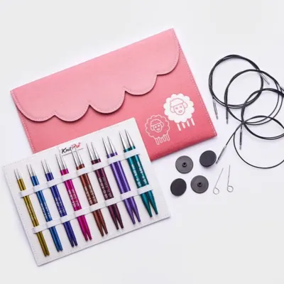 KnitPro Zing Set di Ferri Circolari Componibili Deluxe