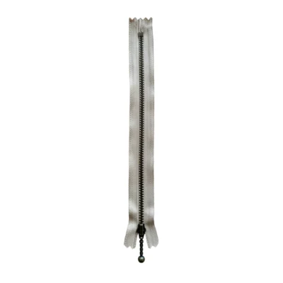 YKK Cerniera Fissa Ottone Antico 4 mm 20 cm