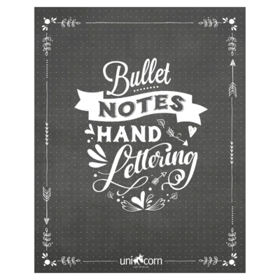 Bullet Notes Hand Lettering