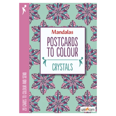 Mandalas Postcards to Colour - CRYSTALS