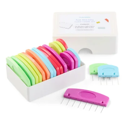 LindeHobby Set di Pettini per Blocking, Arcobaleno