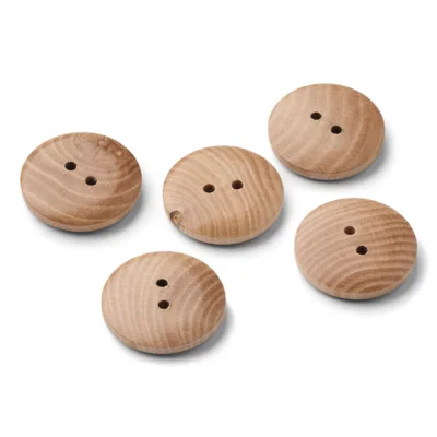 LindeHobby Bottoni in legno 22 mm, 5 pezzi