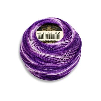 DMC Cotone Perlé 52 Viola mélange