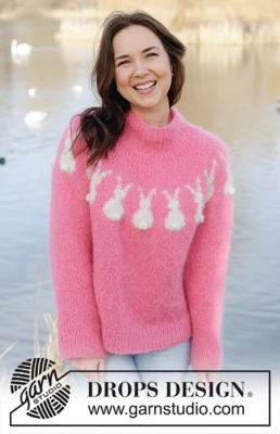 257-36 Bunny Bloom by DROPS Design