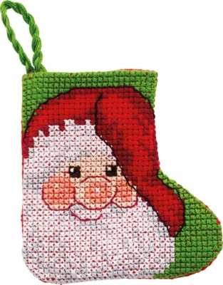 Kit Ricamo Babbo Natale 7 x 7 cm