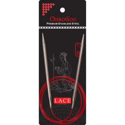 ChiaoGoo Ferri Circolari Red Lace Acciaio Inossidabile (40–150 cm)