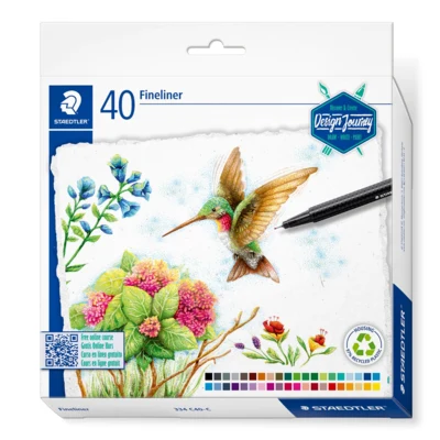 STAEDTLER Tripus Fineliner 334, 40 pz