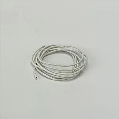 HobbyArts Cordino in pelle, 1 m, Bianco 1.00 mm