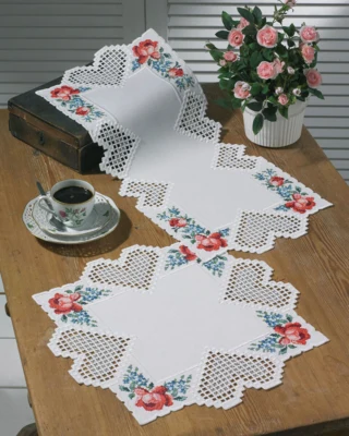 Kit Ricamo Hardanger 42 x 42 cm