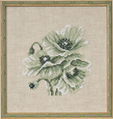 Kit Ricamo Papaveri 18 x 19 cm