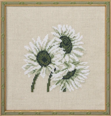 Kit Ricamo Girasole 18 x 19 cm