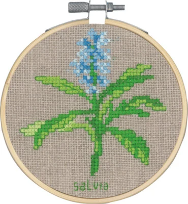 Kit da ricamo Salvia con 5810/10 10 Ø
