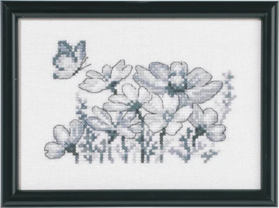 Kit ricamo Margherite 12 x 17 cm
