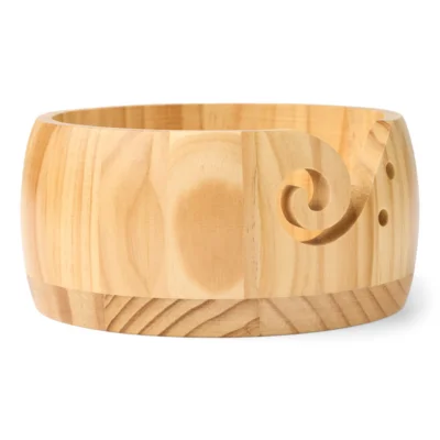 HobbyArts Ciotola per GomitolI, Legno Chiaro, 8x13 cm