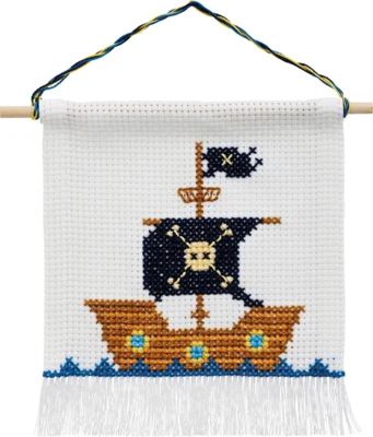 Kit ricamo Nave dei pirati m/5119/18 16 x 18 cm
