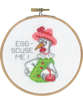 Kit da Ricamo Egg-scuse me 5810/13 13 cm Ø