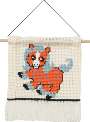 Kit da ricamo MFK pony arancione 5119/18 16x18 cm