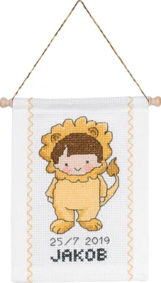 Kit Ricamo Leone B5129/18 18 x 25 cm