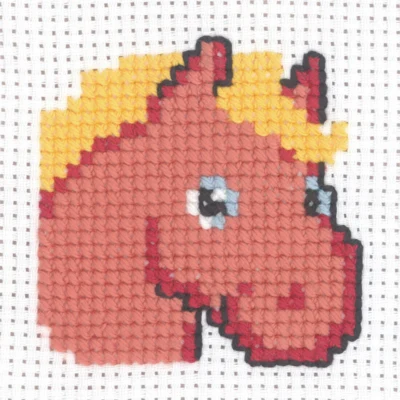 Kit da Ricamo Cavallo 8 x 8 cm