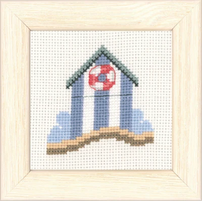 Kit Ricamo Casa Balneare 9x9 cm R5376