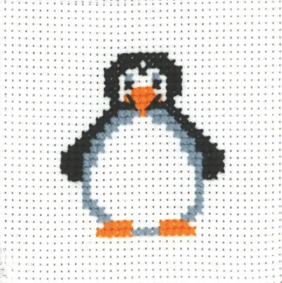 Kit Ricamo MFK Pinguino 8 x 8 cm