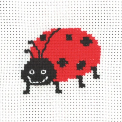 Kit da ricamo MFK Coccinella 8 x 8 cm
