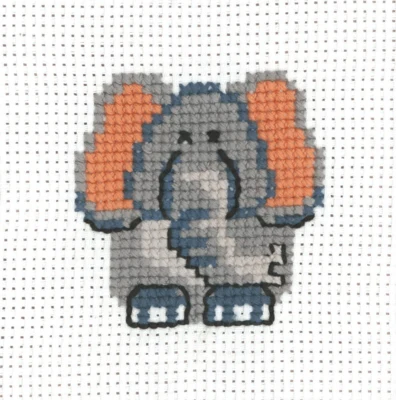 Kit da Ricamo MFK Elefante 8 x 8 cm