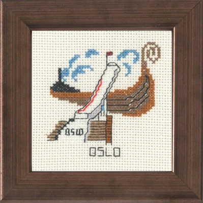 Kit da Ricamo Oslo 10 x 10 cm R5370