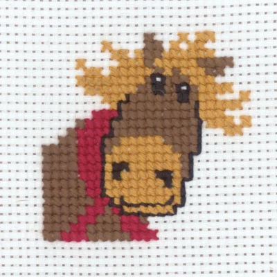 Kit per Ricamo Cavallo 8 x 8 cm