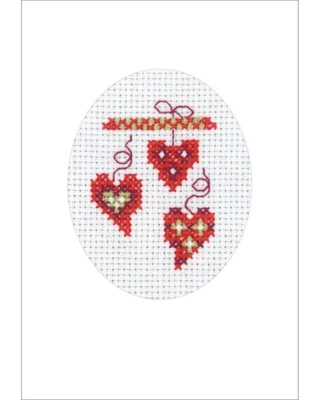 Kit da Ricamo Cuori 5883/00 9x13 cm