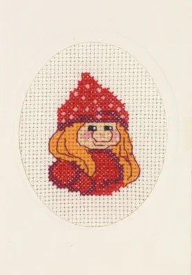 Kit Ricamo Ragazzina Folletto M 5875/00 9 x 13 cm