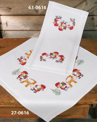 Kit Punto Croce Collezione Gnomi XXX 80 x 80 cm