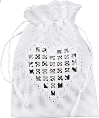 Kit da Ricamo Cuore da Cucire 10 x 15 cm