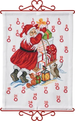 Kit Ricamo Babbo Natale & Regali B5125/32 32 x 44 cm