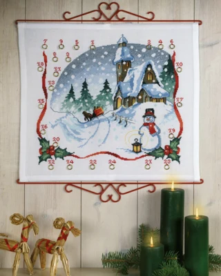 Kit per ricamo Chiesa & Campane 55 x 48 cm B5125/55