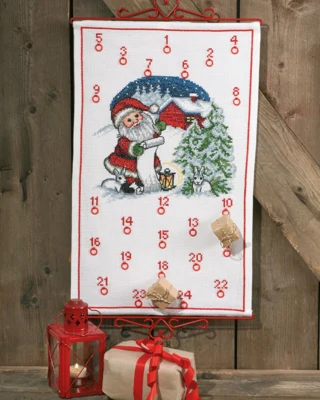 Kit da ricamo Elfo/Conigli 5125/38 38 x 62 cm