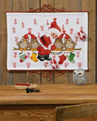 Kit da ricamo Gufi sul ramo B5125/58 58x41 cm