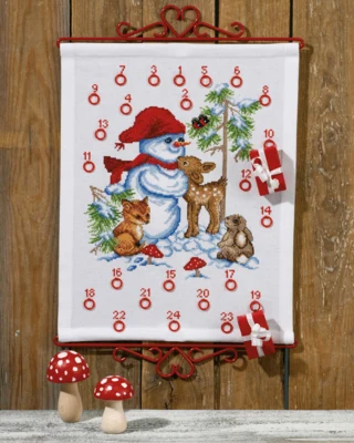 Kit da Ricamo Pupazzo di Neve B5125/32 32 x 41 cm