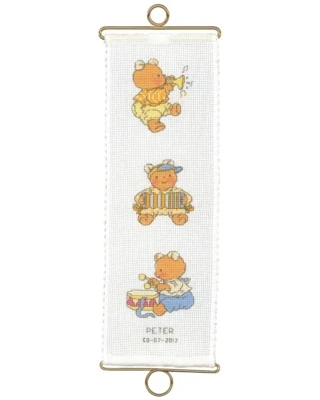 Kit Ricamo Happy Friends 10 x 30 cm m/5188/10