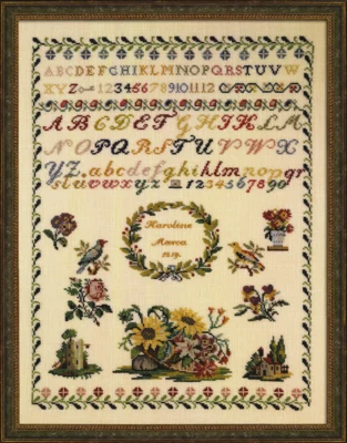 Kit da Ricamo Karoline Marca 1819 37 x 47 cm
