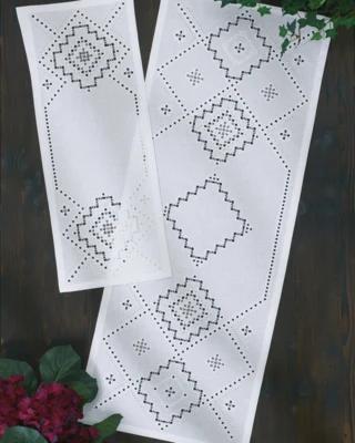 Kit per Ricamo Hardanger 27 x 69 cm